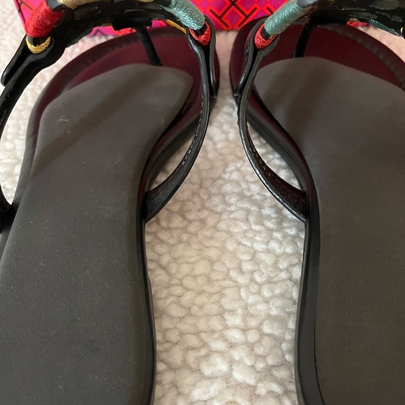 Tory Burch Miller Embroidered Sandals - Picture 3 of 11